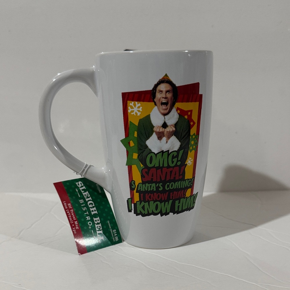 NEW ELF Christmas Travel Mug - ELF Coffee Cup